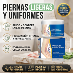 Crema para Piernas con Varices – Cuidado Hidratante y Efecto Confort para la Piel 🦵