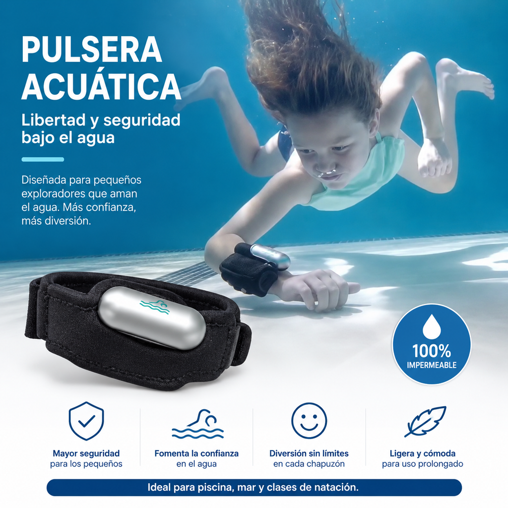 Pulsera de natación anti ahogamiento Equipo de buceo de pulsera de emergencia que salva vidas para actividades acuáticas